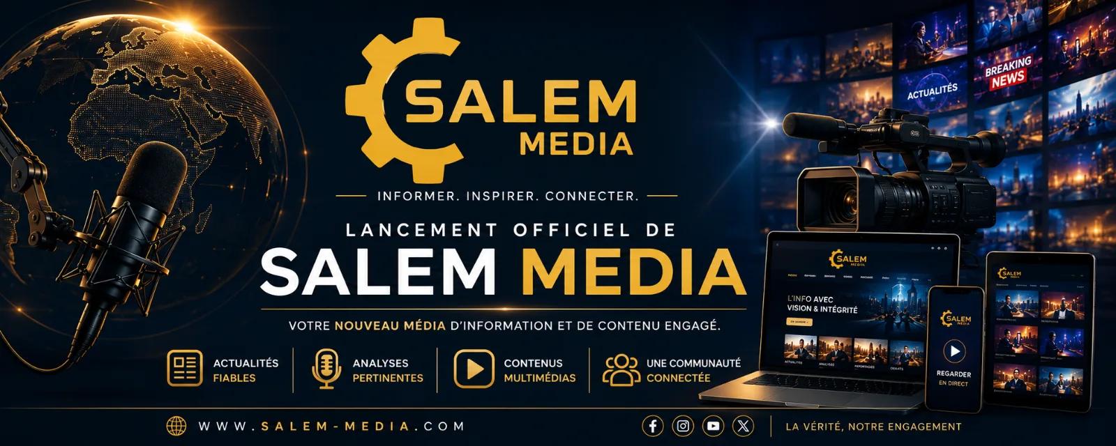 Salem Média lance sa plateforme de streaming : une Web TV indépendante à vocation panafricaine