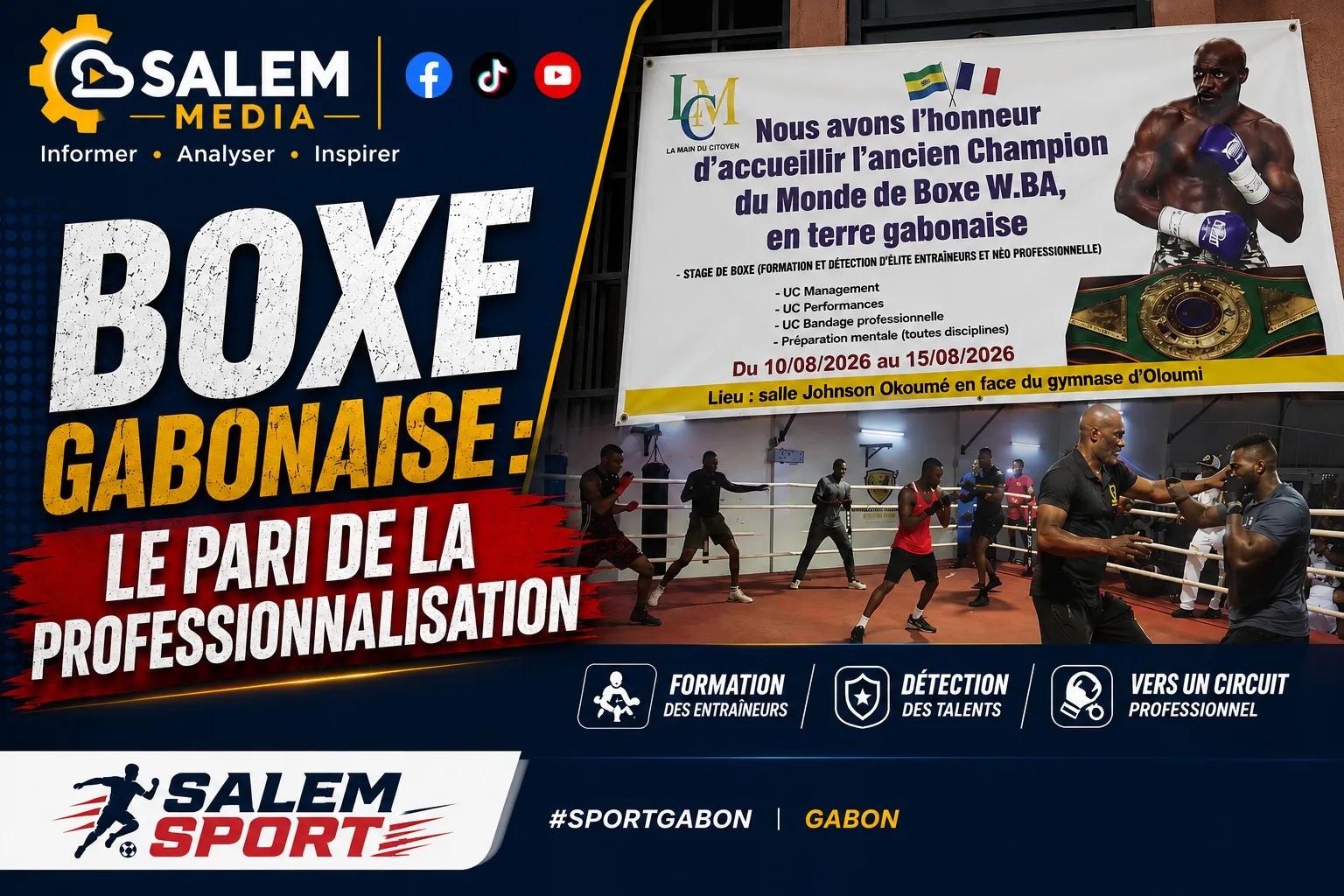 Boxe gabonaise : le pari de la professionnalisation