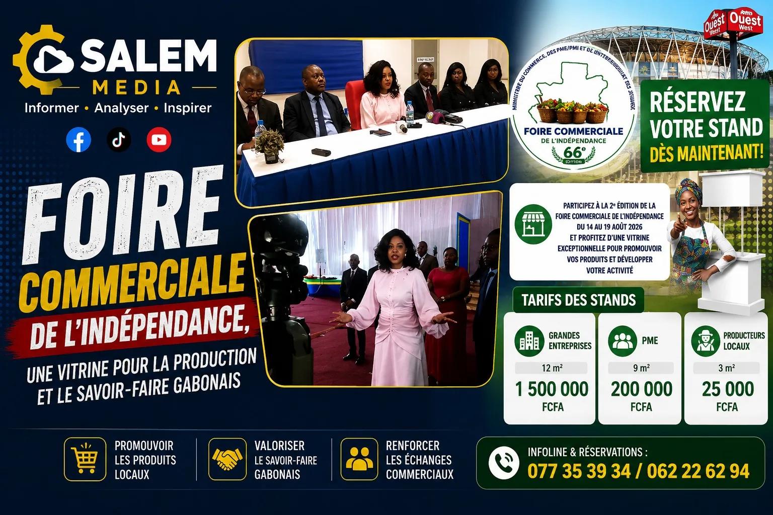 Foire commerciale de l’Indépendance : le Made in Gabon à l’honneur