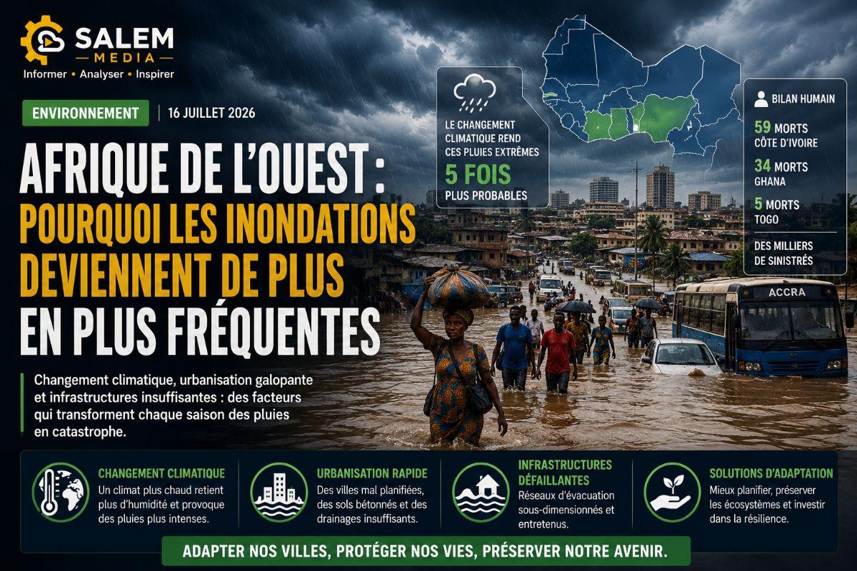 Afrique de l'Ouest : pourquoi les inondations deviennent de plus en plus fréquentes