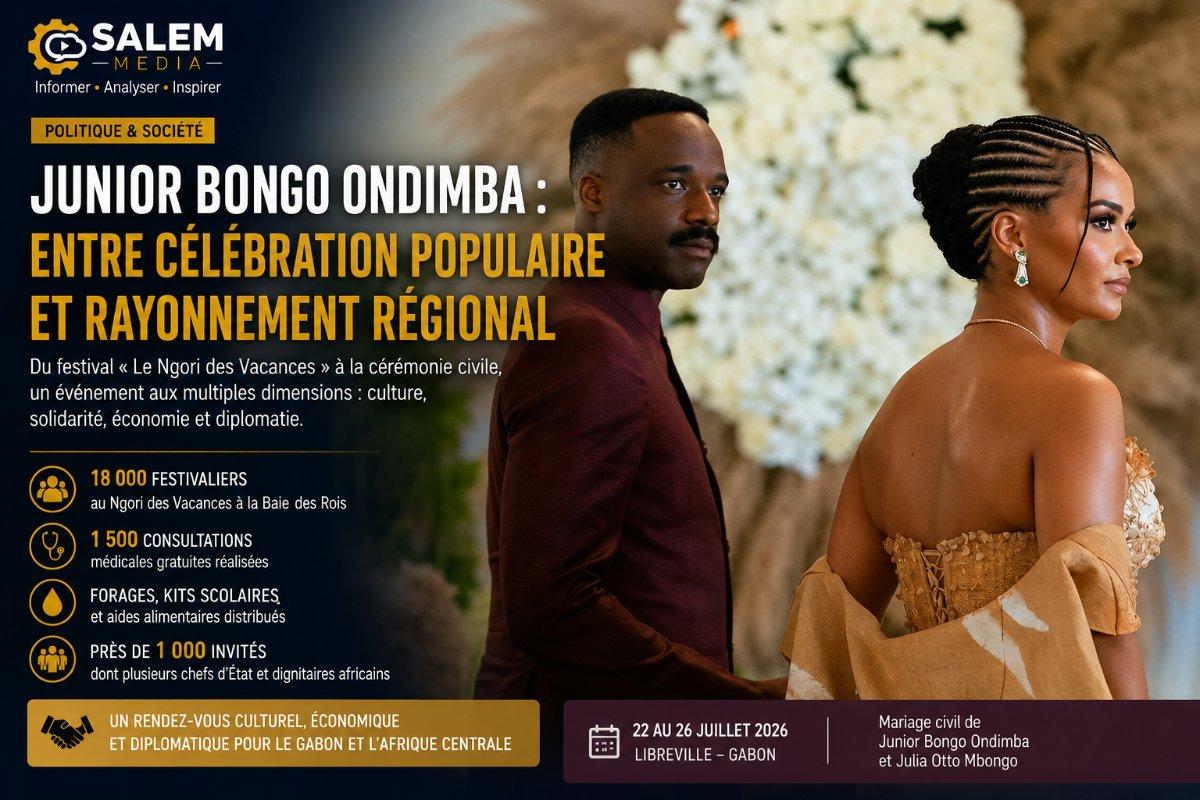 Junior Bongo Ondimba : entre célébration populaire, héritage familial et diplomatie régionale
