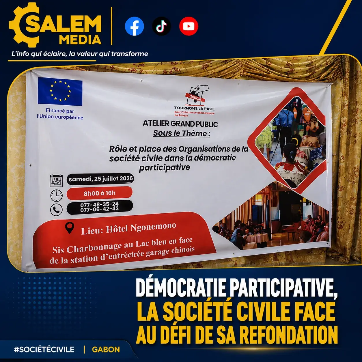 Démocratie participative, la société civile face au défi de sa refondation