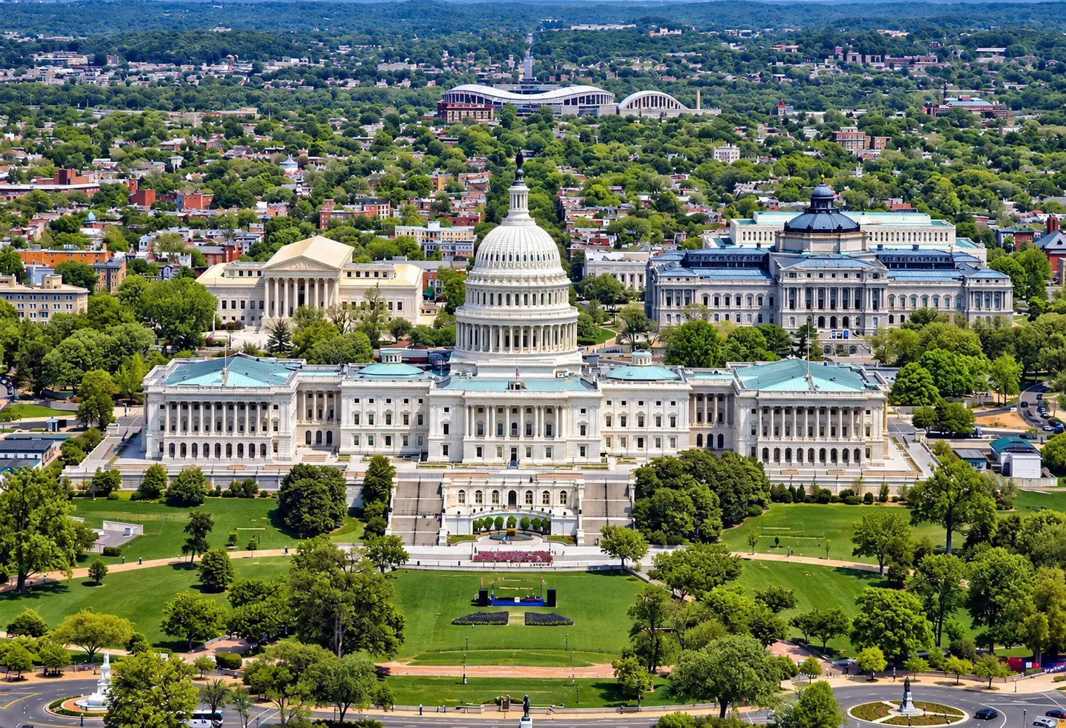 Le Capitole, à Washington. Le 3 novembre, les 435 sièges de la Chambre et 35 sièges du Sénat seront remis en jeu.