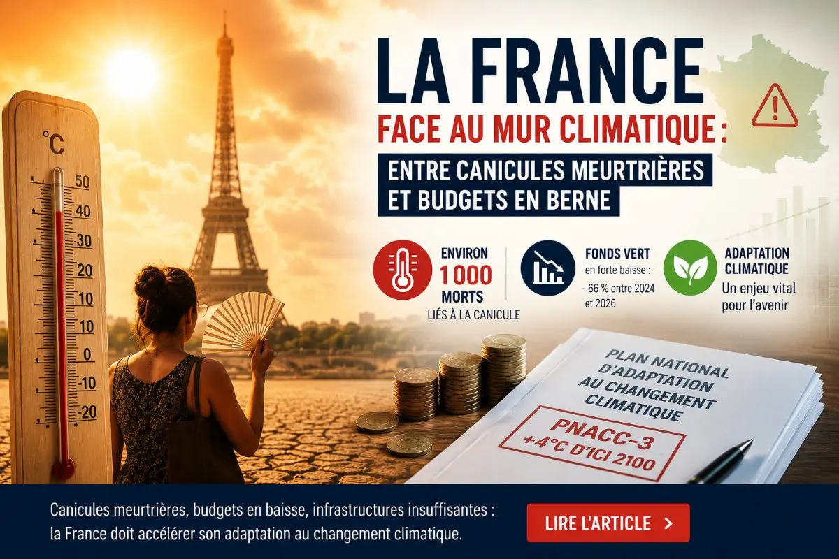 La France face au mur climatique : entre canicules meurtrières et budgets en berne