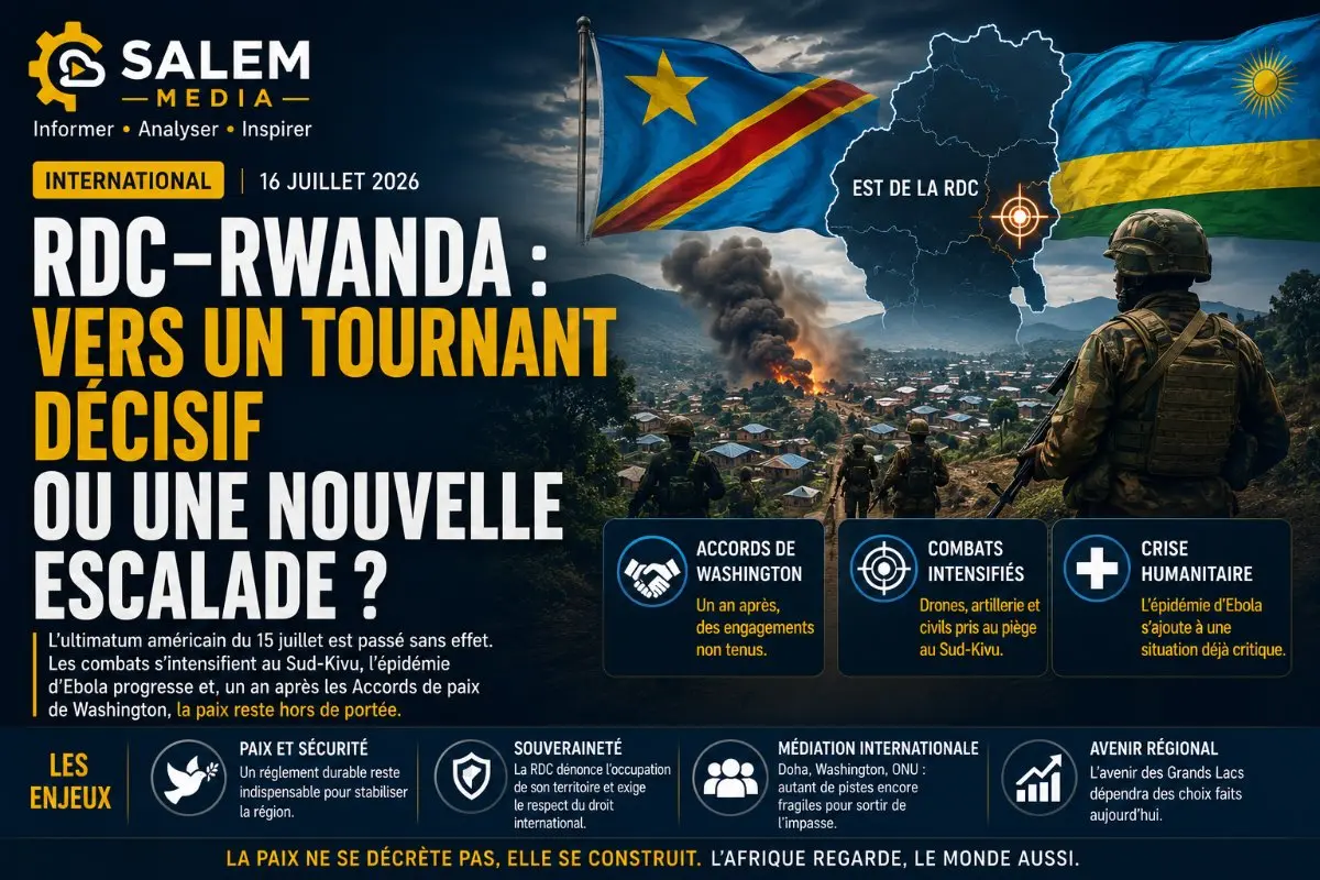 RDC–Rwanda : vers un tournant décisif ou une nouvelle escalade ?