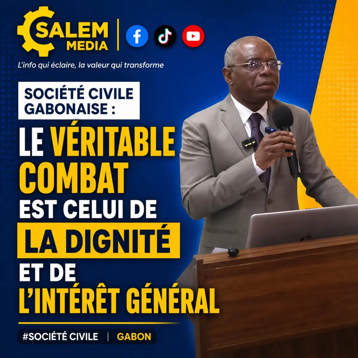 Société civile gabonaise : le véritable combat est celui de la dignité et de l'intérêt général